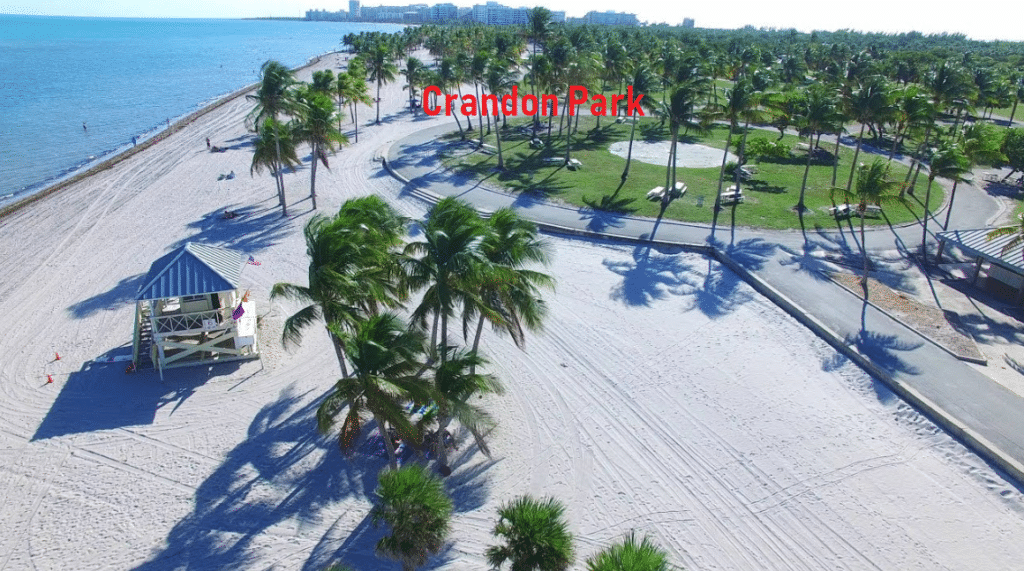 Crandon Park Map